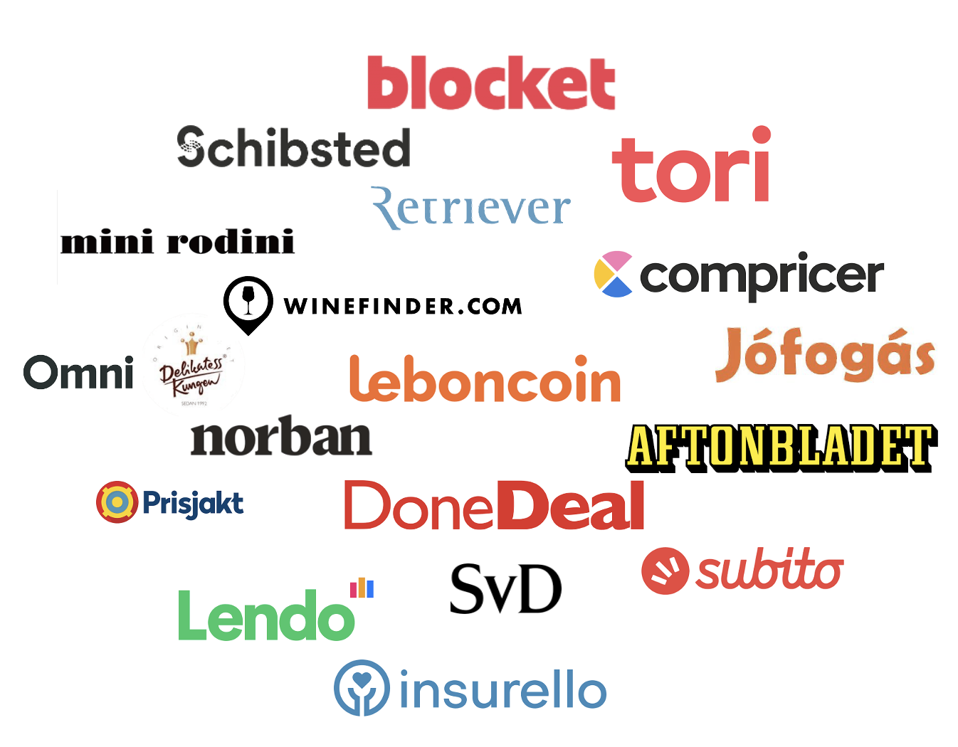 Companies FreyDay has worked with